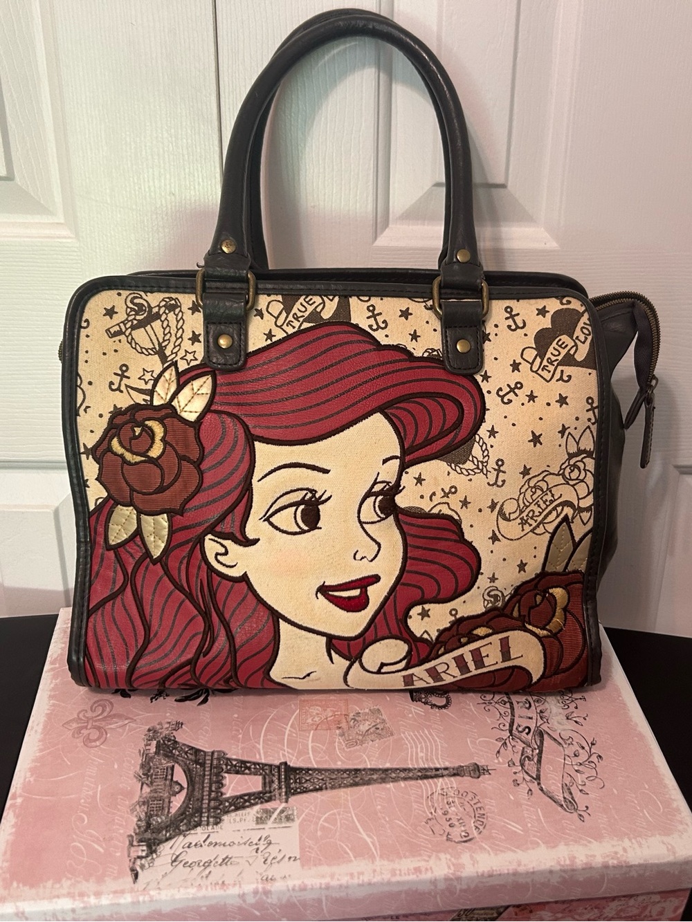 Loungefly Red-Accent Ariel Satchel
